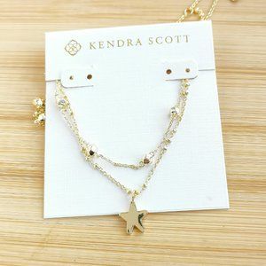 Kendra Scott Jae Star Multi Strand Necklace in Gold